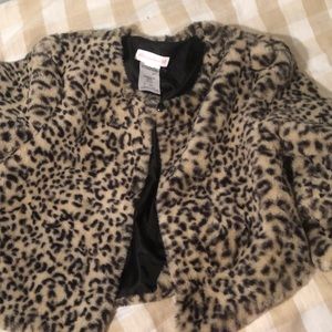 Animal Print Faux-Fur Jacket